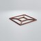 Ekena Millwork Extra Small Marion Decorative Fretwork Wood Wall Panels, Walnut, 7 3/8"W x 7 3/8"H x 3/8"T WALW08X08X0375MARWA - alternate 3